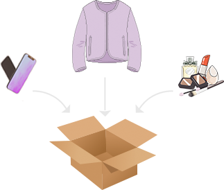 Parcel consolidation process step 1